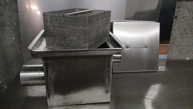 Caixa de Gordura em Aço Inox